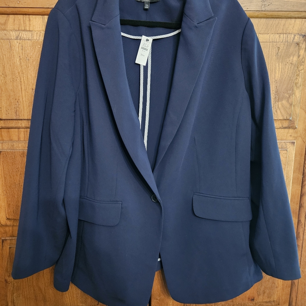 Talbot navy blue jacket.